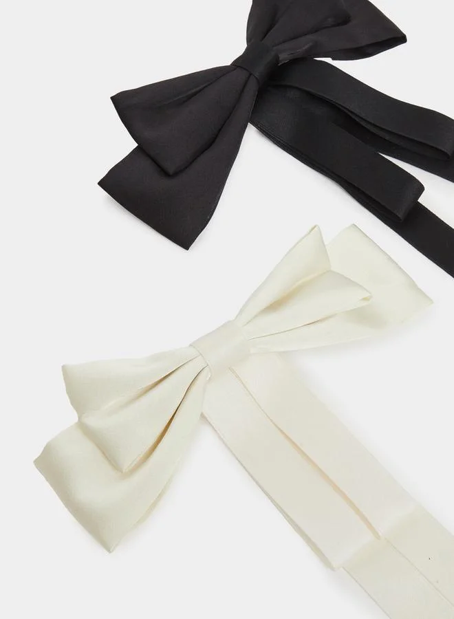 Styli Pack of 2 - Bow Hair Clips